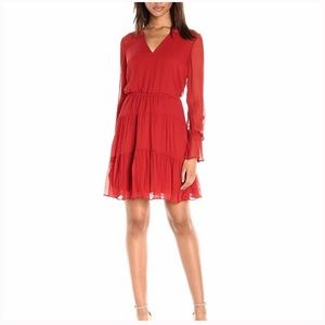 Shoshanna Silk Chiffon Dress